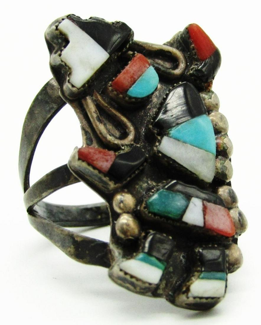 ZUNI STERLING RING - SIZE 7 (1 of 5)