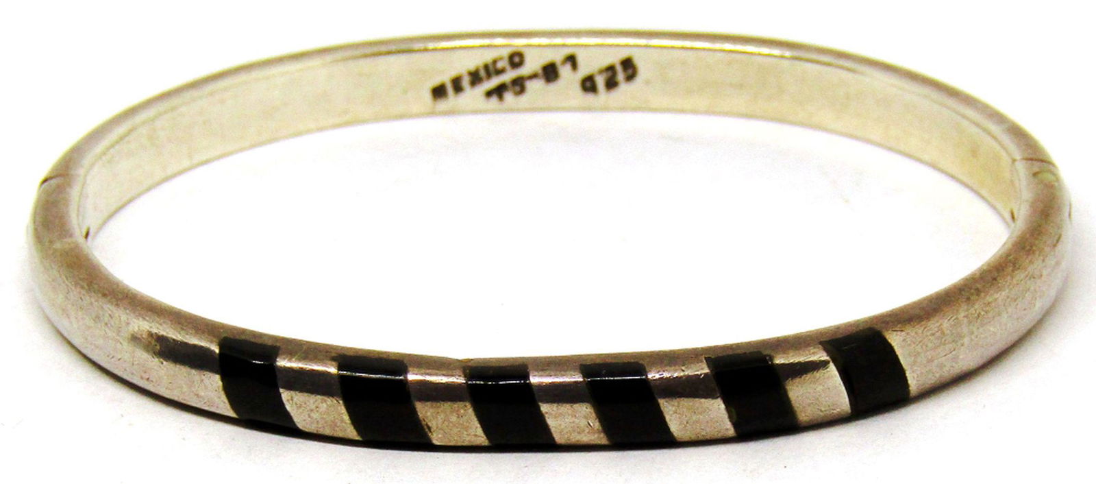 MEXICO TS-87 STERLING HINGED BRACELET (1 of 3)