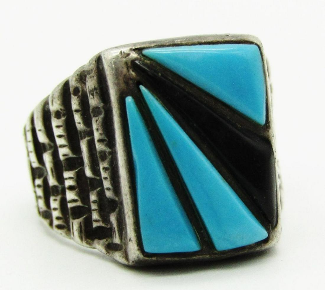 SOUTHWESTERN STERLING RING WITH SLEEPING (1 of 4)