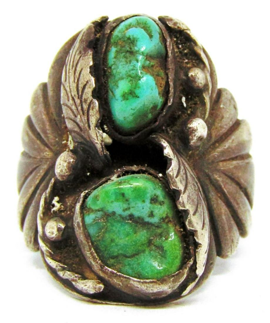 SOUTHWESTERN STERLING MEN'S RING WITH (1 of 4)