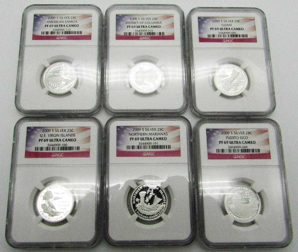 2009 S SILVER PROOF QTR SET NGC PF69 UC (1 of 13)