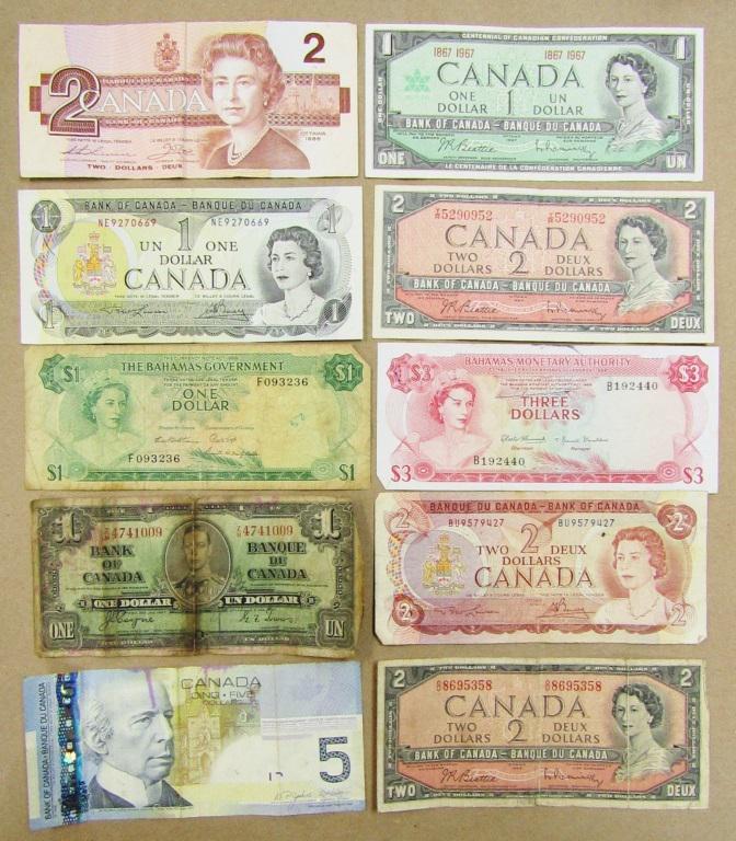 CANADA CURRENCY LOT - MIXED LOT (1 of 2)
