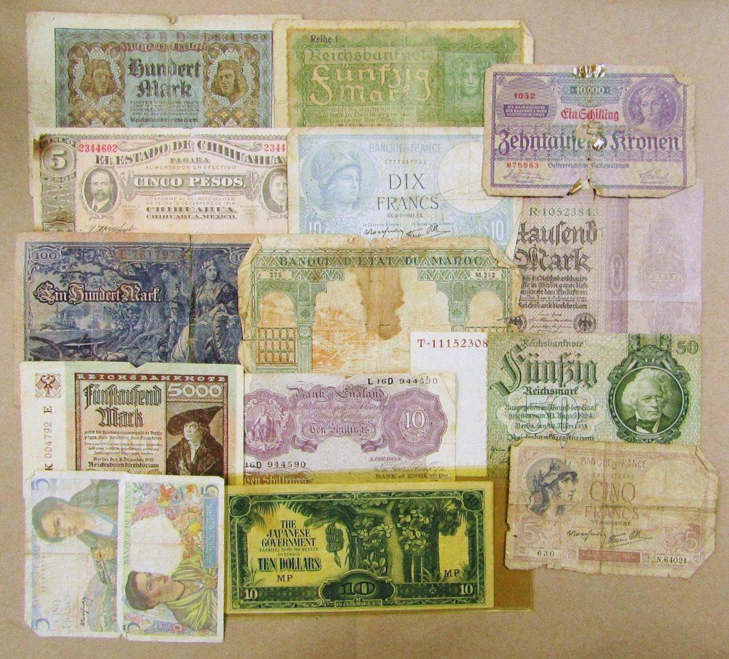 15- FOREIGN CURRENCY NOTES - LARGE SIZE NOTES (1 of 2)