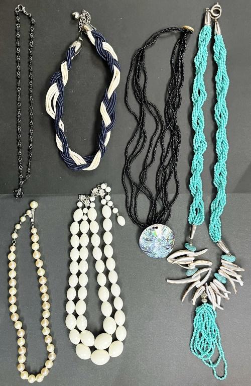 5 BEADED NECKLACES! (1 of 1)
