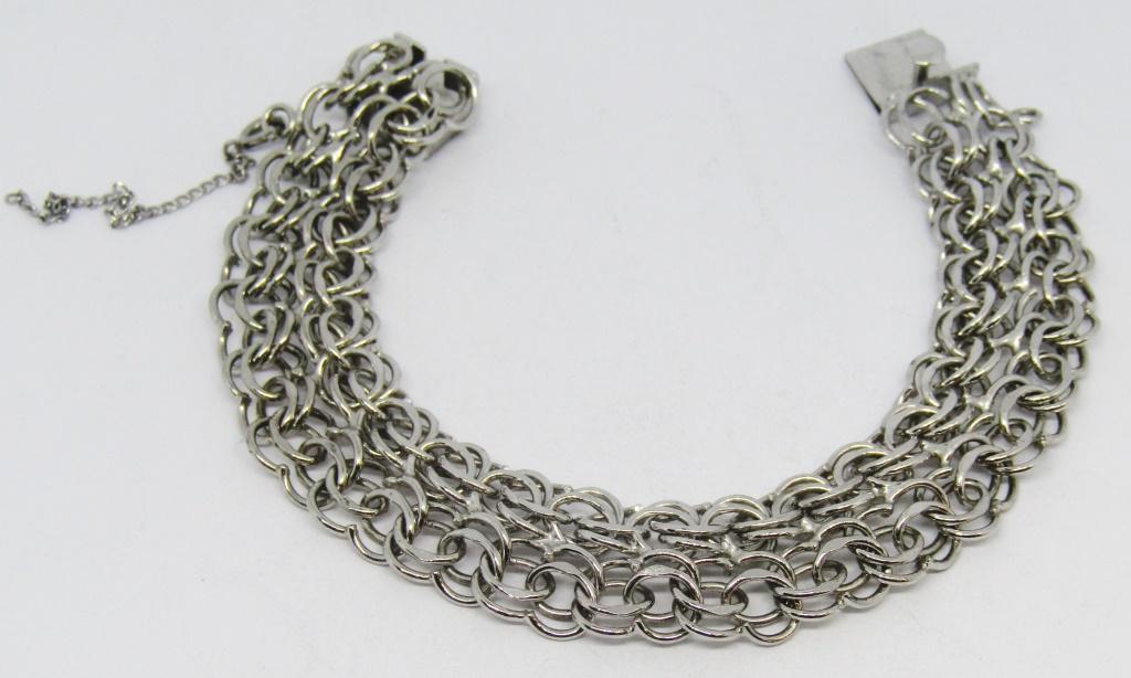 JB STERLING CHARM BRACELET READY TO BE FILLED: WITH CHARMS! TOTAL 16.2 DWT