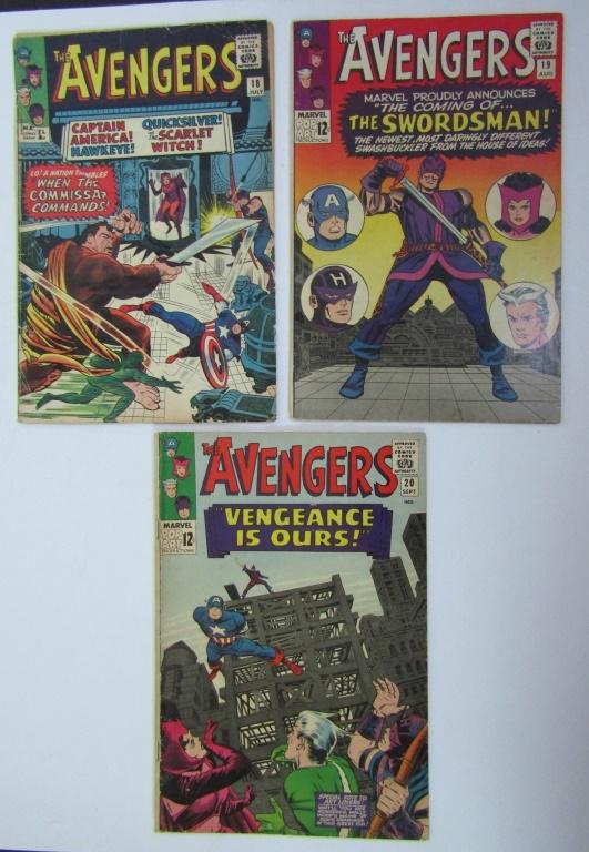 (3) THE AVENGERS 1965 MARVEL LOT (1 of 6)