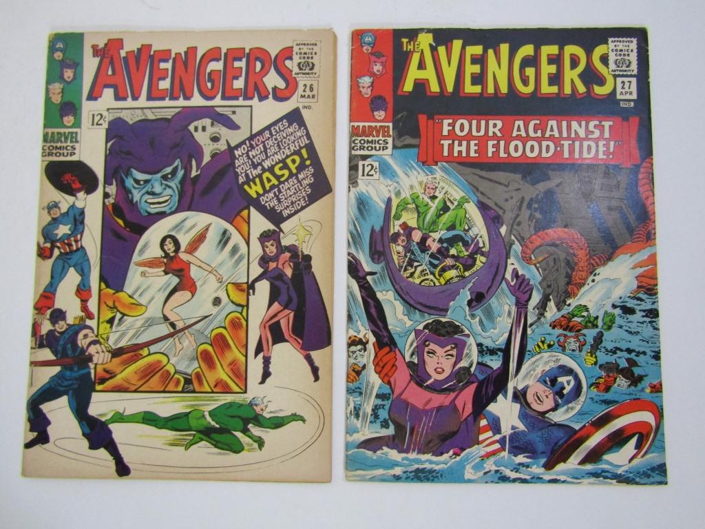 (2) 1966 THE AVENGERS #26 & #27 MARVEL (1 of 3)