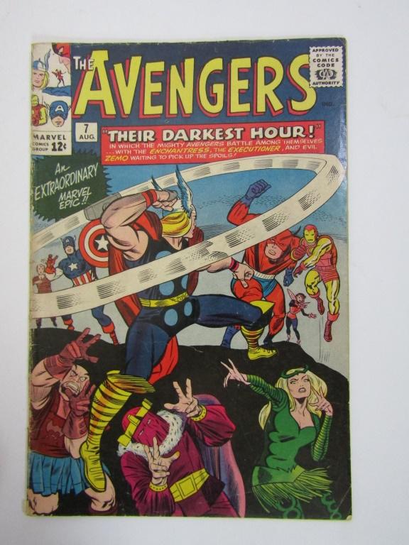 THE AVENGERS #7 MARVEL 1964 - KEY (1 of 4)