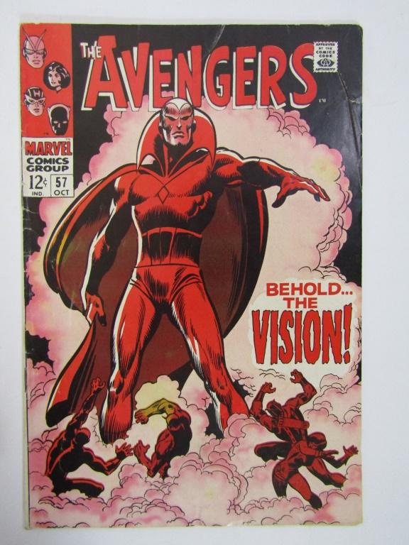THE AVENGERS #57 MARVEL 1968 - KEY COMIC! (1 of 5)