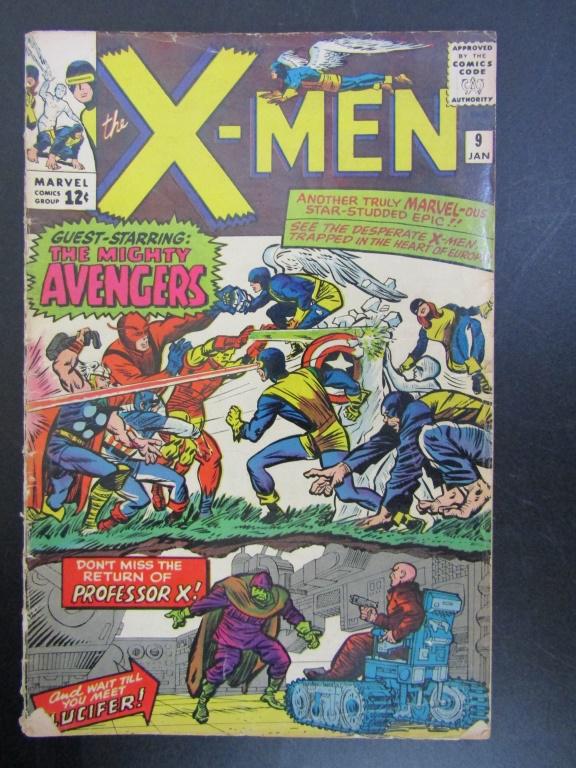 X-MEN #9 MARVEL 1965 - 1st LUCIFER (1 of 5)
