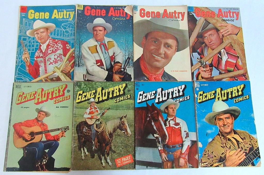(8) DELL : GENE AUTRYS COMICS! (1 of 2)