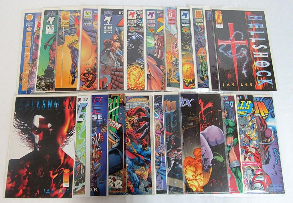 (24) MODERN COMIC BOOKS: IMAGE & MALIBU (1 of 5)