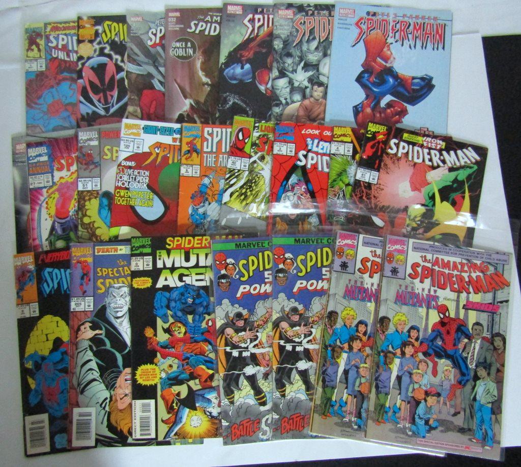 (23) SPIDER-MAN MARVEL COMIC LOT (1 of 6)