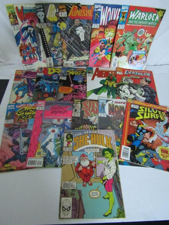 (16) MARVEL COMIC LOT - SHE-HULK, SILVER SURFER, (1 of 6)