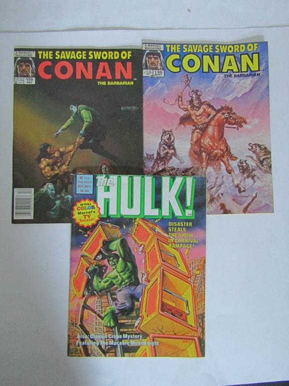 (3) OVERSIZED MARVEL LOT; 1978 THE HULK #11 (1 of 2)