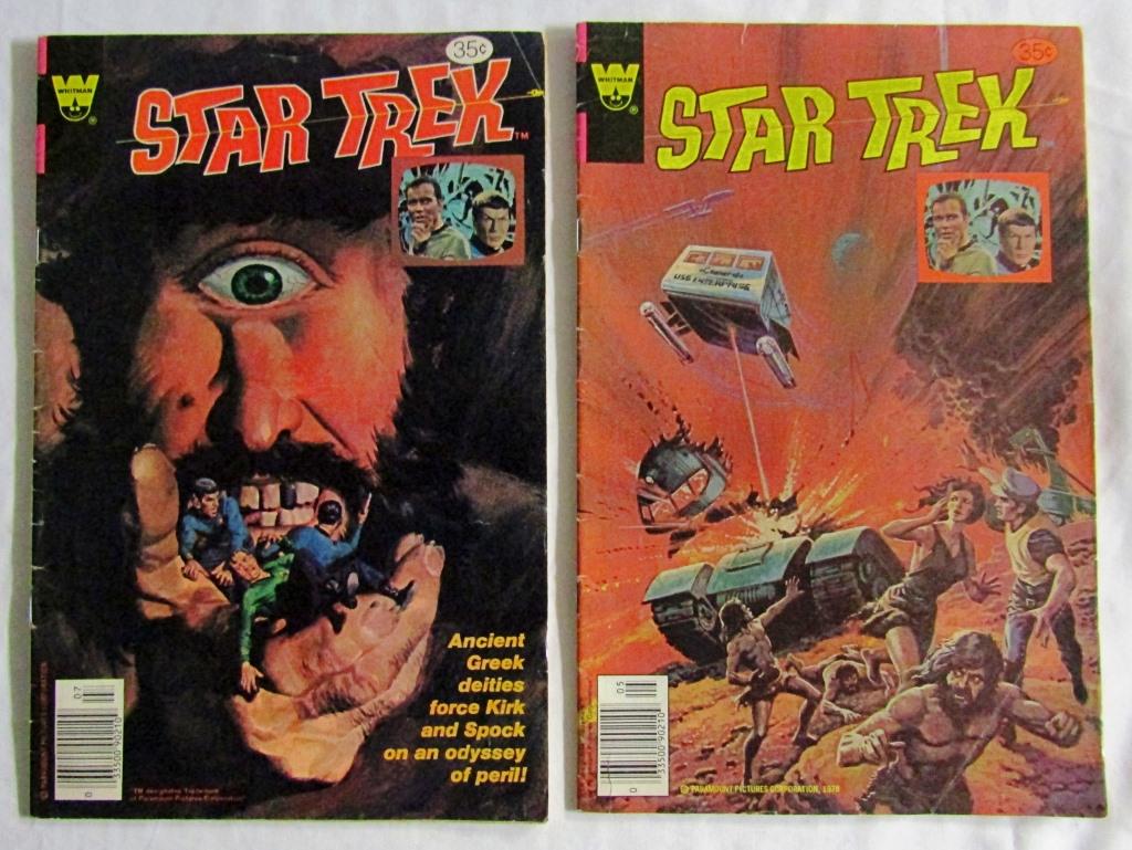 2-Whitman Star Trek 35cent Comic Books (1 of 2)