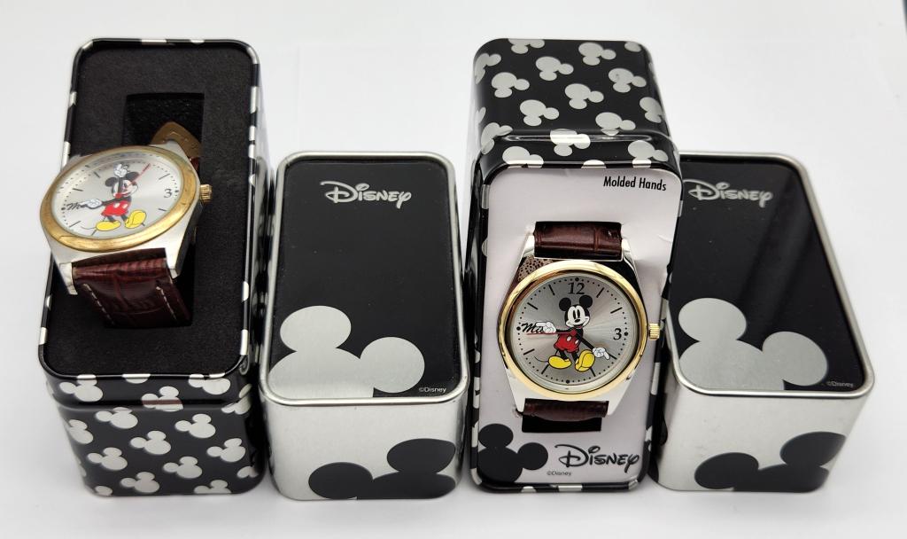 2-NIB! DISNEY MICKEY MOUSE WRISTWATCH (1 of 3)