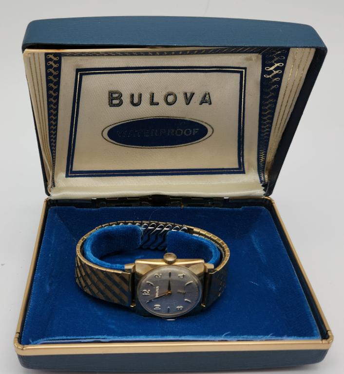 NIB! VINTAGE MEN'S BULOVA WRISTWATCH: UNTESTED