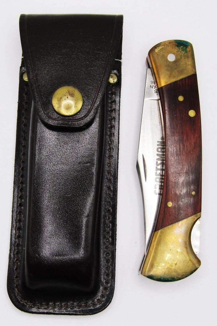 Vtg SEARS Craftsman 95206 Single Lockback Knife (1 of 5)