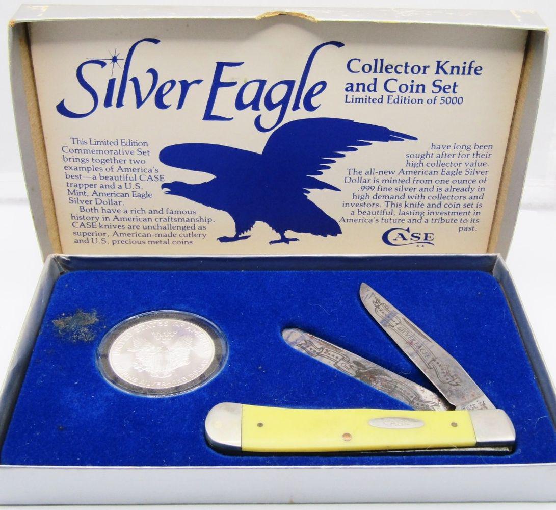 1987 Case XX Silver Eagle Collector Knife/Coin Set (1 of 5)