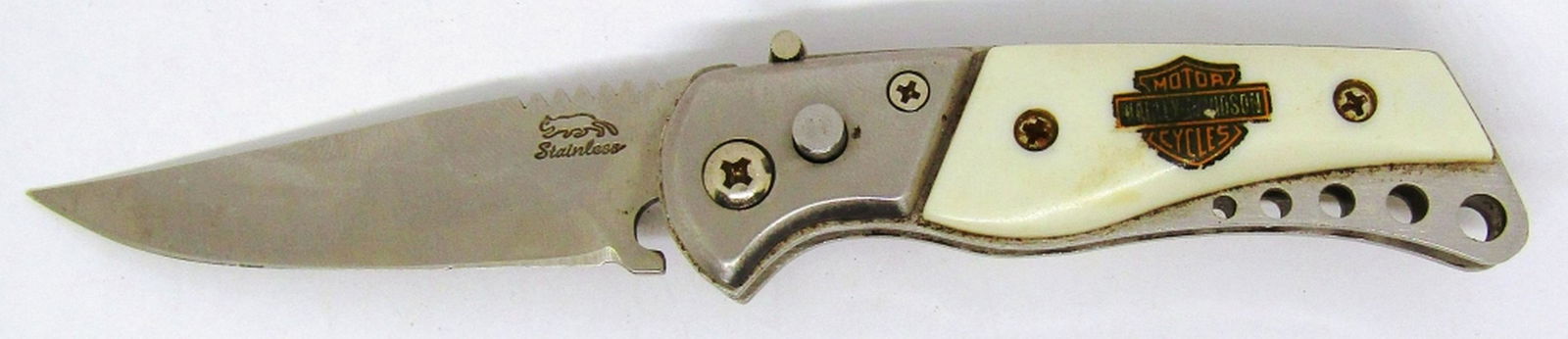 Harley Davidson Automatic Knife with Safety Lock (1 of 3)