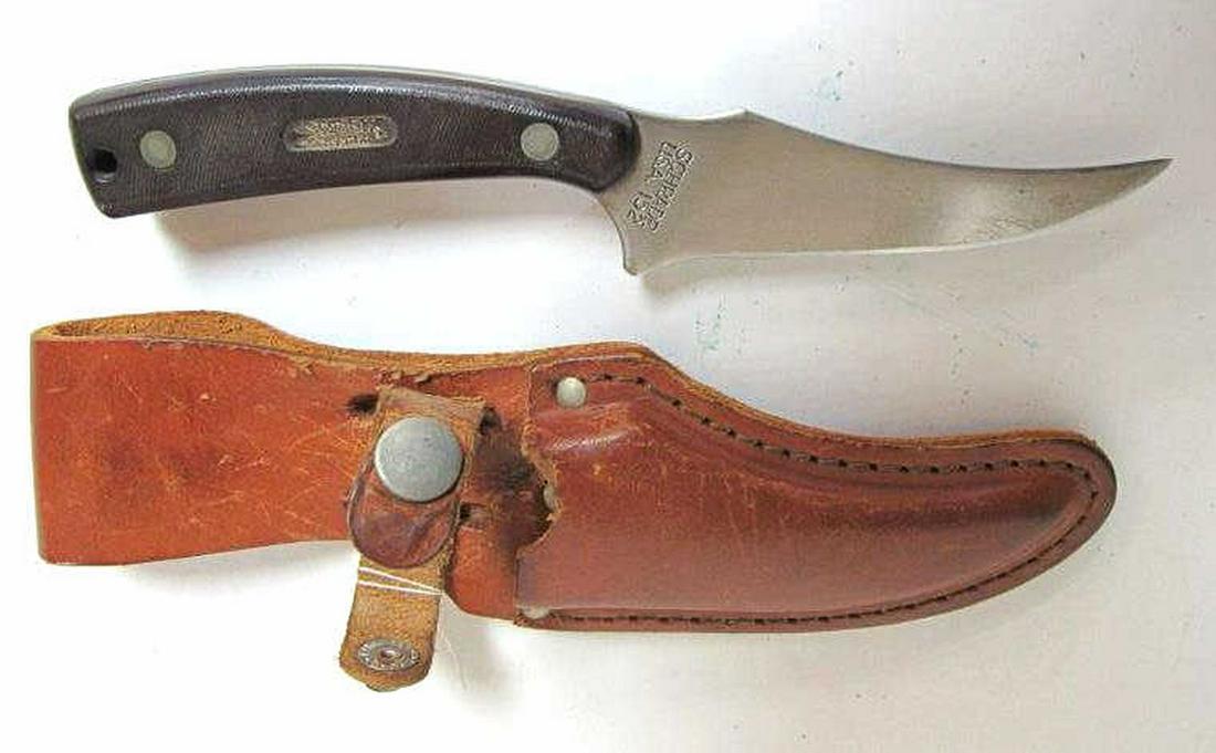 SCHRADE 152 Old Timer Fixed Blade: Knife With Sheath - LIGHTLY USED