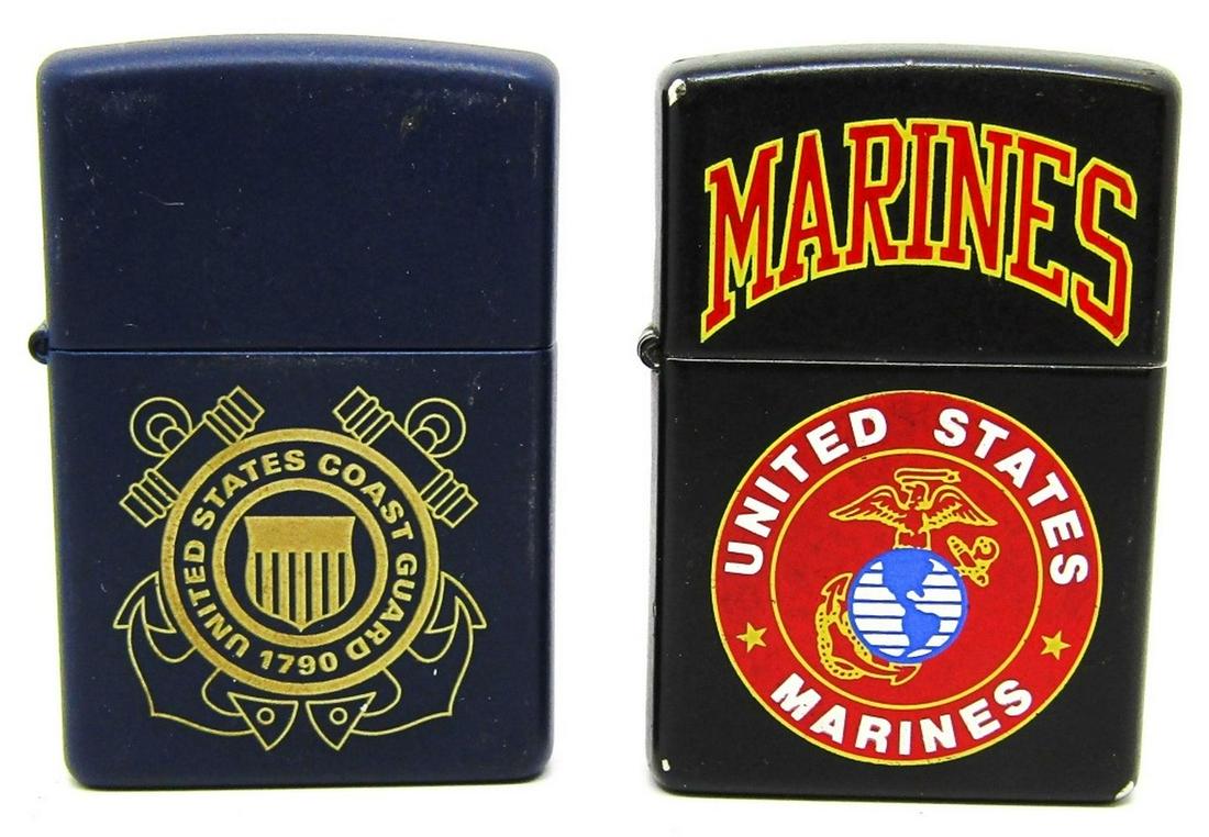 (2) U.S. MILITARY ZIPPO LIGHTERS! (1 of 4)