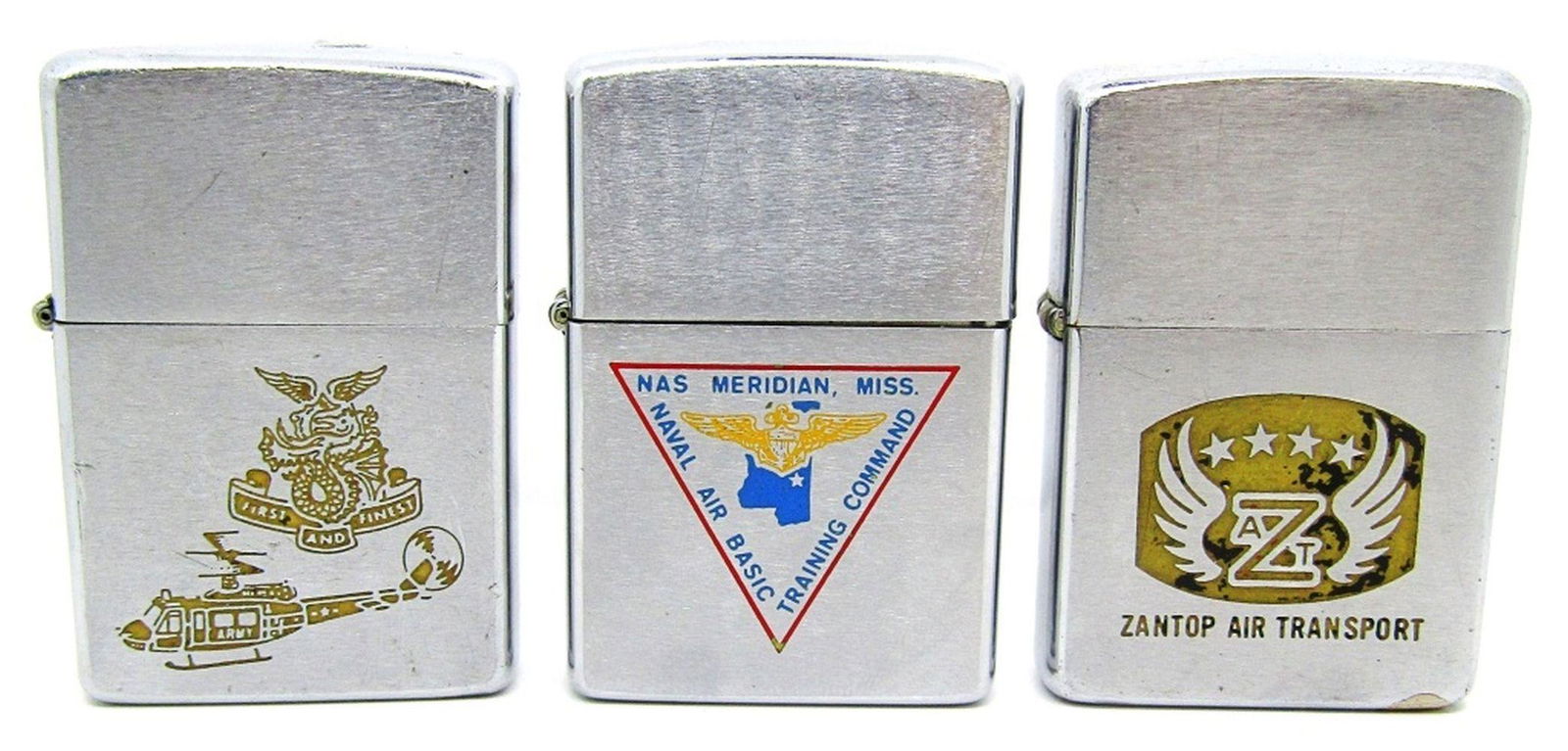 (3) MILITARY STYLE ZIPPO LIGHTERS! (1 of 4)
