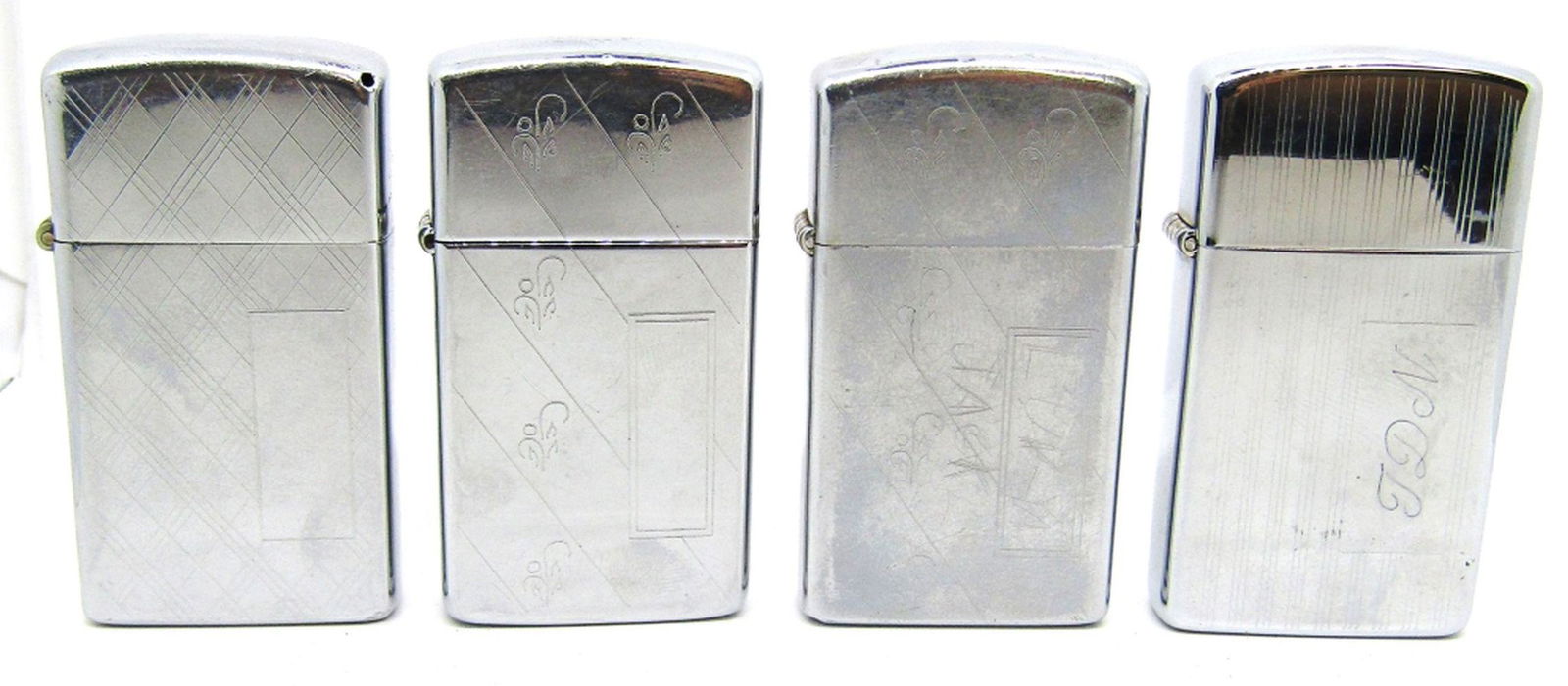 (4) SKETCHED DESIGN ZIPPO LIGHTERS! (1 of 4)