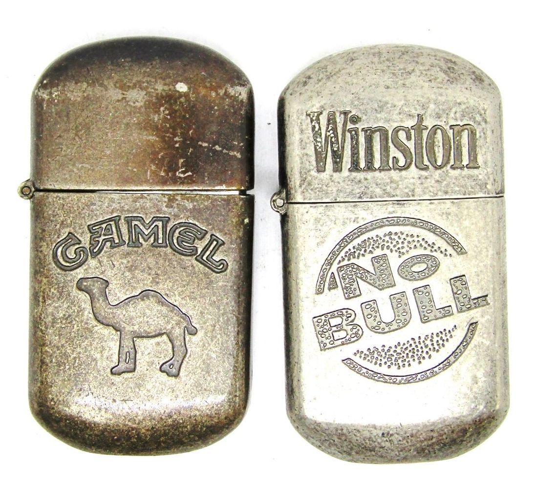 (2) CIGARETTE BRAND ADVERTISEMENT LIGHTERS! (1 of 3)