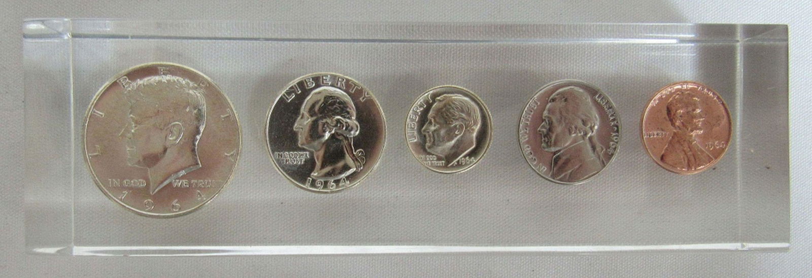 1964 SILVER COINAGE PAPERWEIGHT (1 of 2)