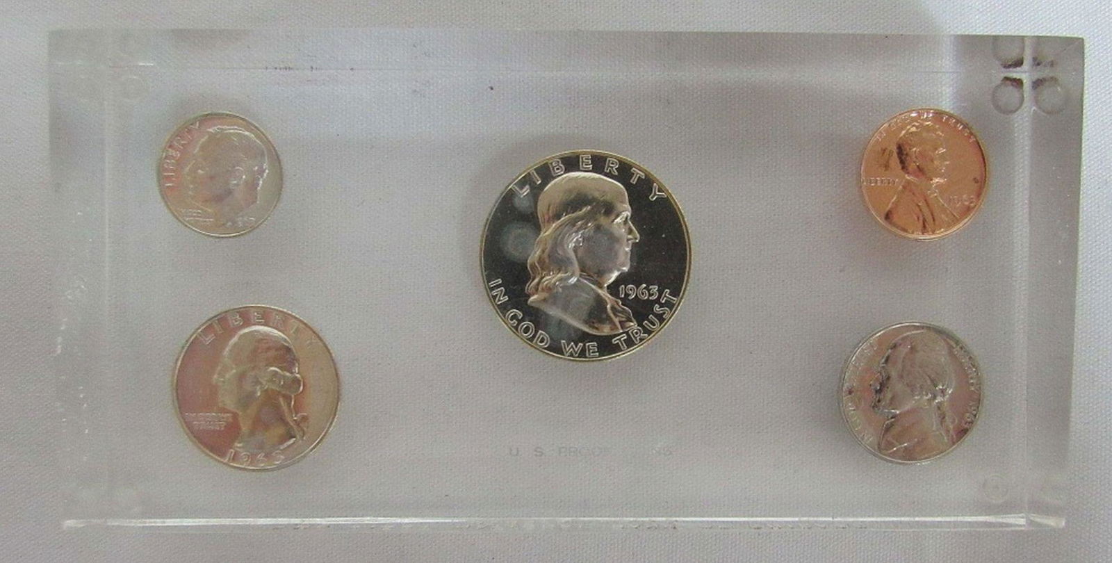 1963 SILVER COINAGE PAPERWEIGHT (1 of 2)