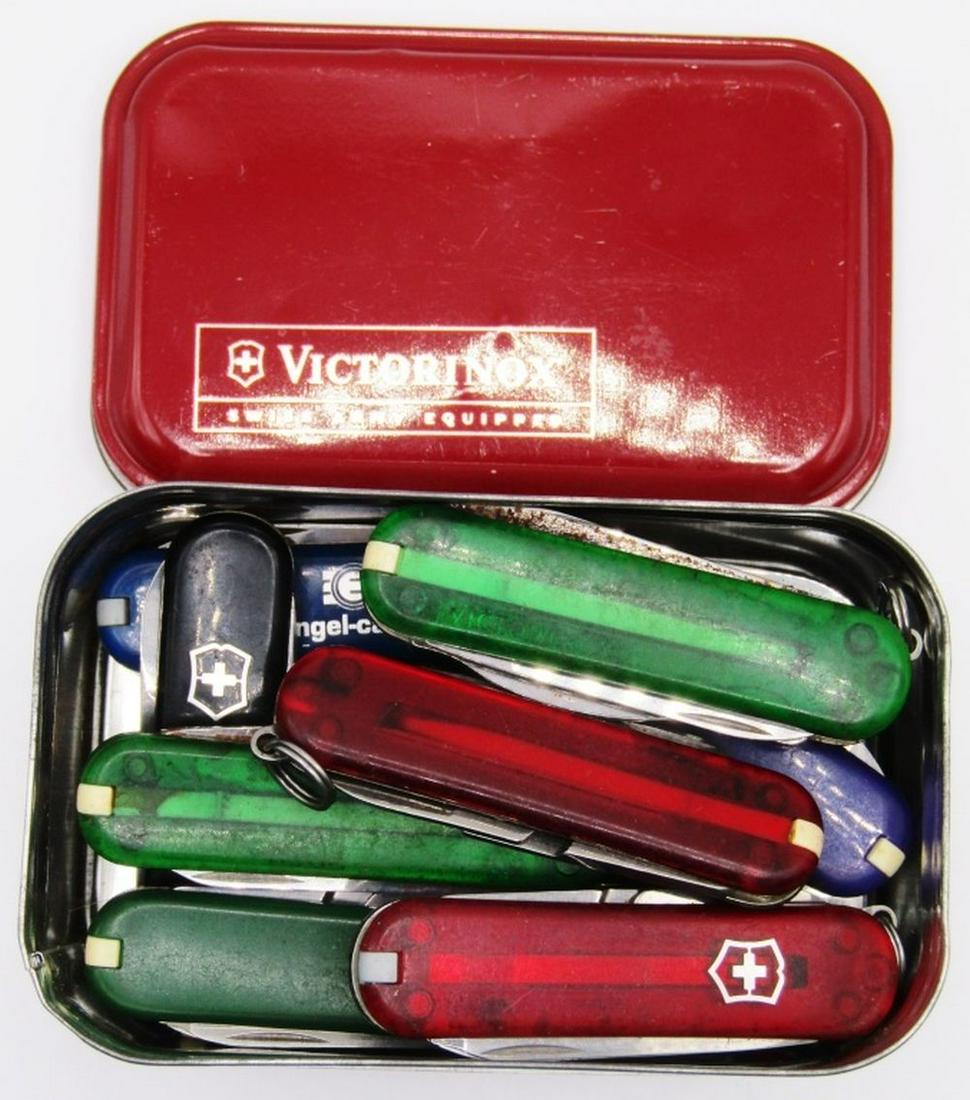 (10) Victorinox Classic Swiss Army Knife Keychains (1 of 3)