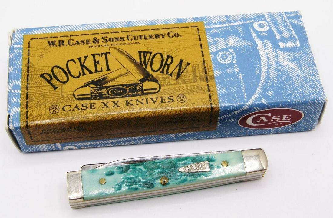 Case XX 6282 Mini Trapper BlueBone Pocketknife NIB (1 of 5)