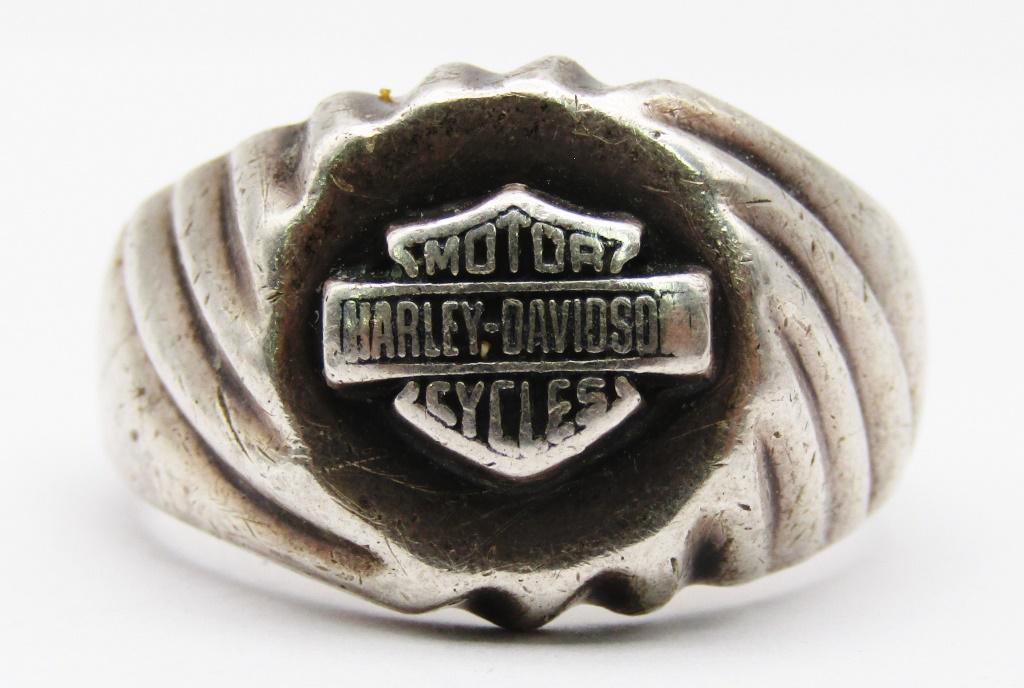 VINTAGE HARLEY DAVIDSON STERLING RING (1 of 6)