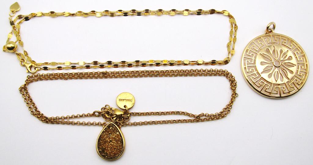 925 GOLD TONED FASHION JEWELRY LOT (1 of 4)