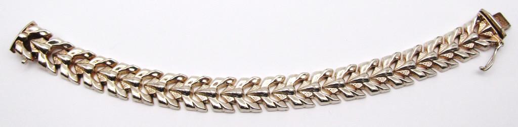 MILOR STERLING BRACELET - SOLID PIECE (1 of 4)
