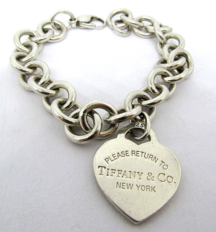 Tiffany Sterling Heart Charm Bracelet (1 of 4)