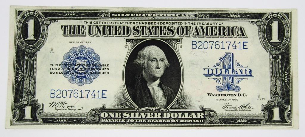 1923 $1 SILVER CERTIFICATE - UNC (1 of 2)