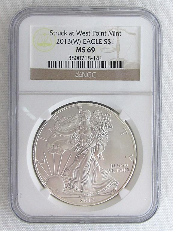 2013(W) Am. Silver Eagle NGC MS69 (1 of 2)
