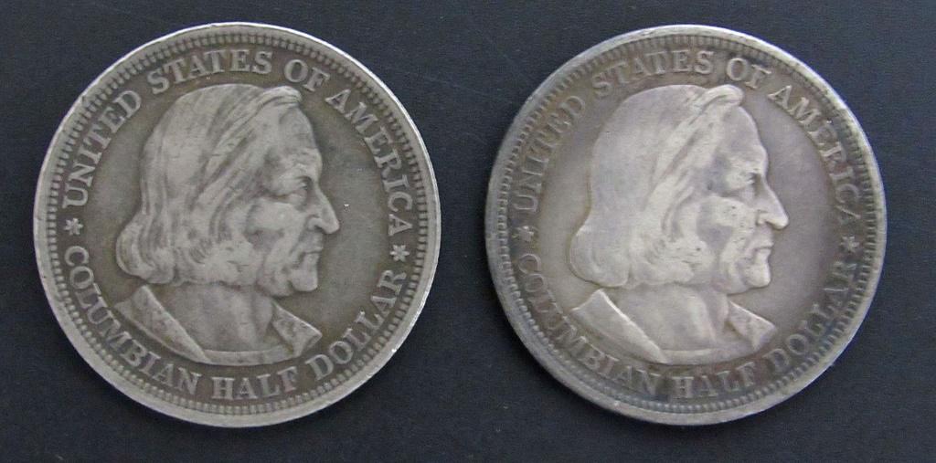 1892 & 1893 COLUMBIAN EXPOSITION HALF DOLLAR (1 of 2)