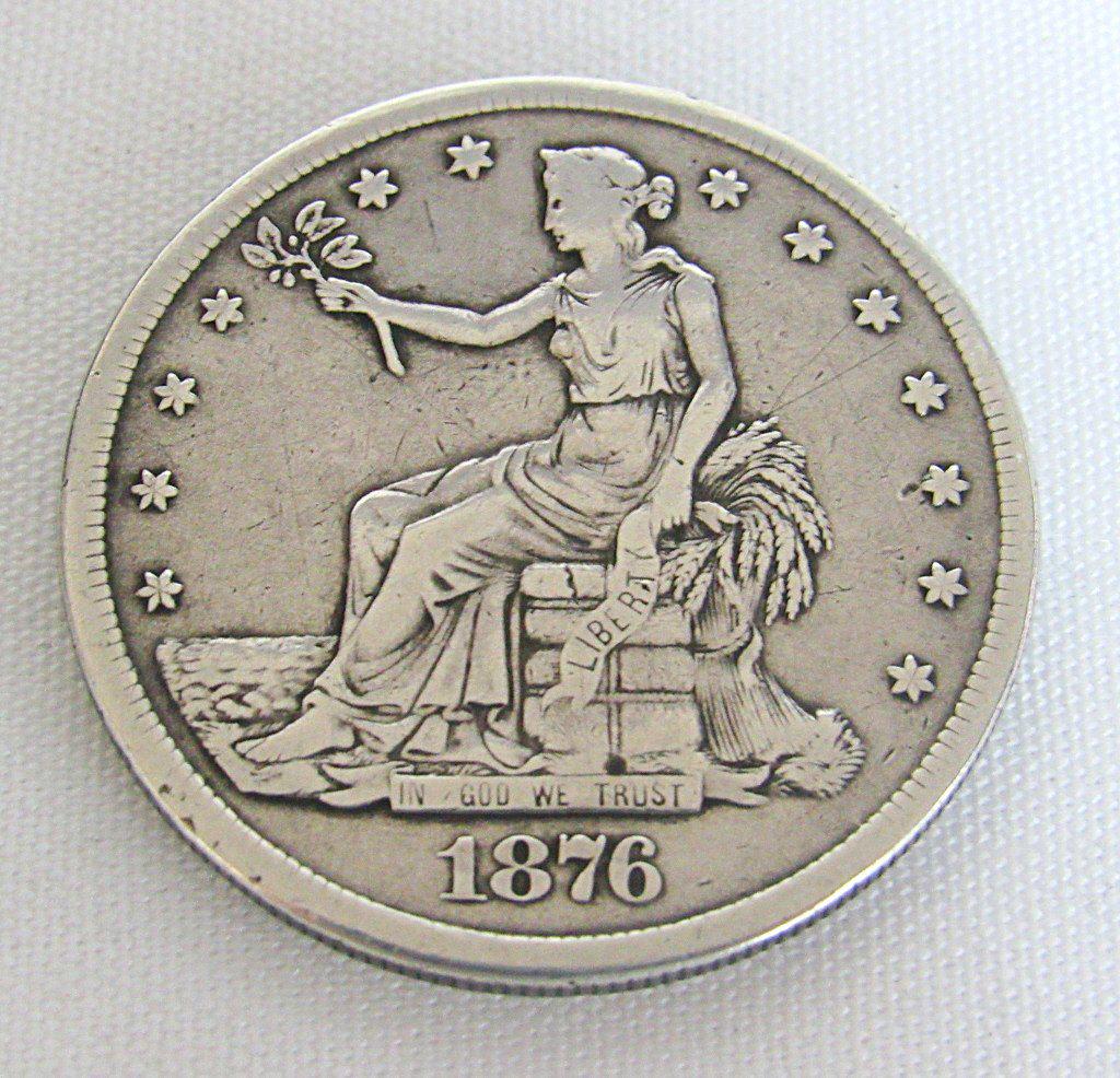 1876-S TRADE SILVER DOLLAR (1 of 2)