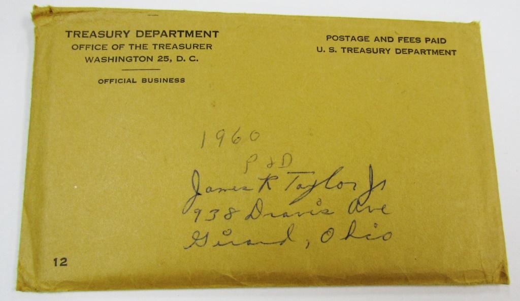 1960 U.S. MINT SET in ORG ENVELOPE (1 of 3)