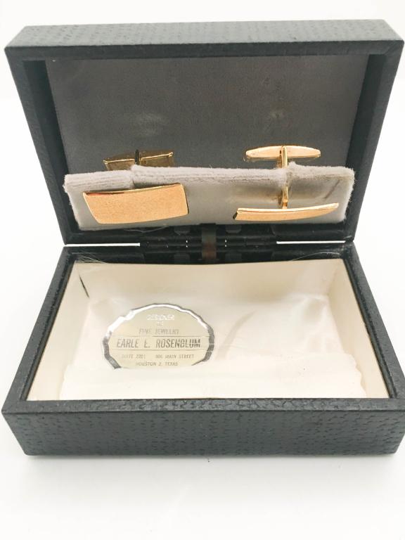 EARL ROSENBLUM TIE CLIPS: EARL ROSENBLUM TIE CLIPS W CASE