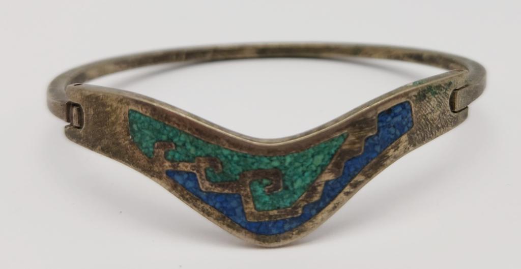 ALPACA MEXICO SILVER TONED SOUTHWESTERN (1 of 3)