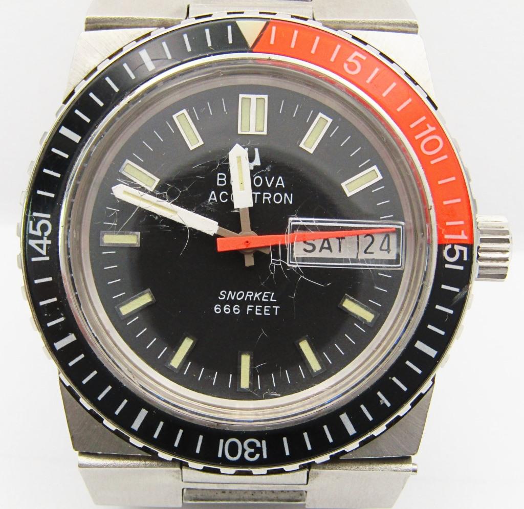 BULOVA  ACCUTRON 2182 SNORKEL WATCH (1 of 7)