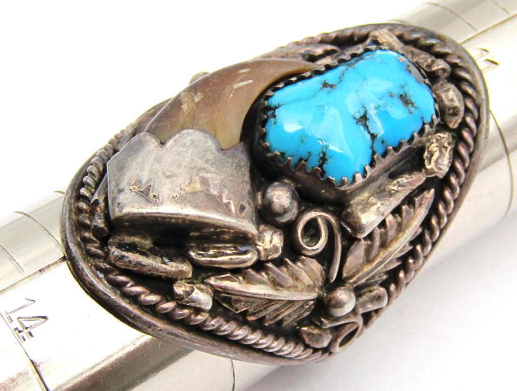 J MARTINEZ SOUTHWESTERN STERLING MEN'S RING (1 of 6)