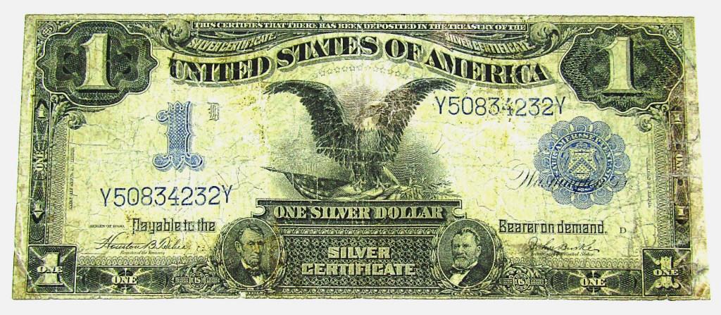 1899 $1 "BLACK EAGLE" SILVER CERTIFICATE (1 of 2)