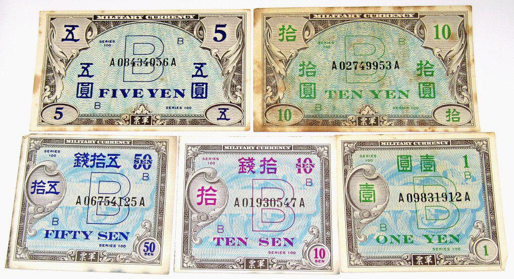 (5) MILITARY PAYMENT NOTES (1 of 2)