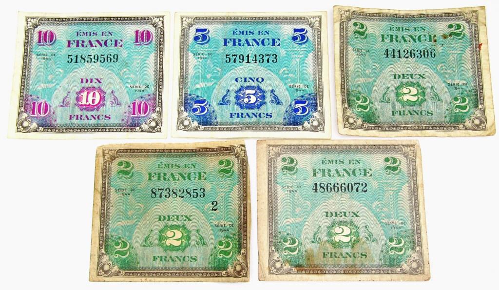 (5) MILITARY PAYMENT NOTES (1 of 2)